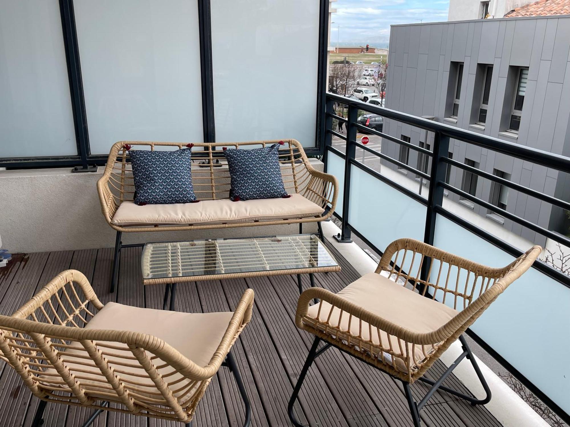 Prado Plage David - Stade Velodrome - Parc Chanot - Luxury Apartment By The Sea 马赛 外观 照片